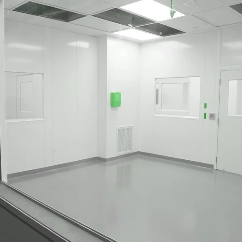 Clean Room Modular Soft Panel Dust Free Pass Box Lab Bench Gmp Manufacture Cleaning Room For Poultry