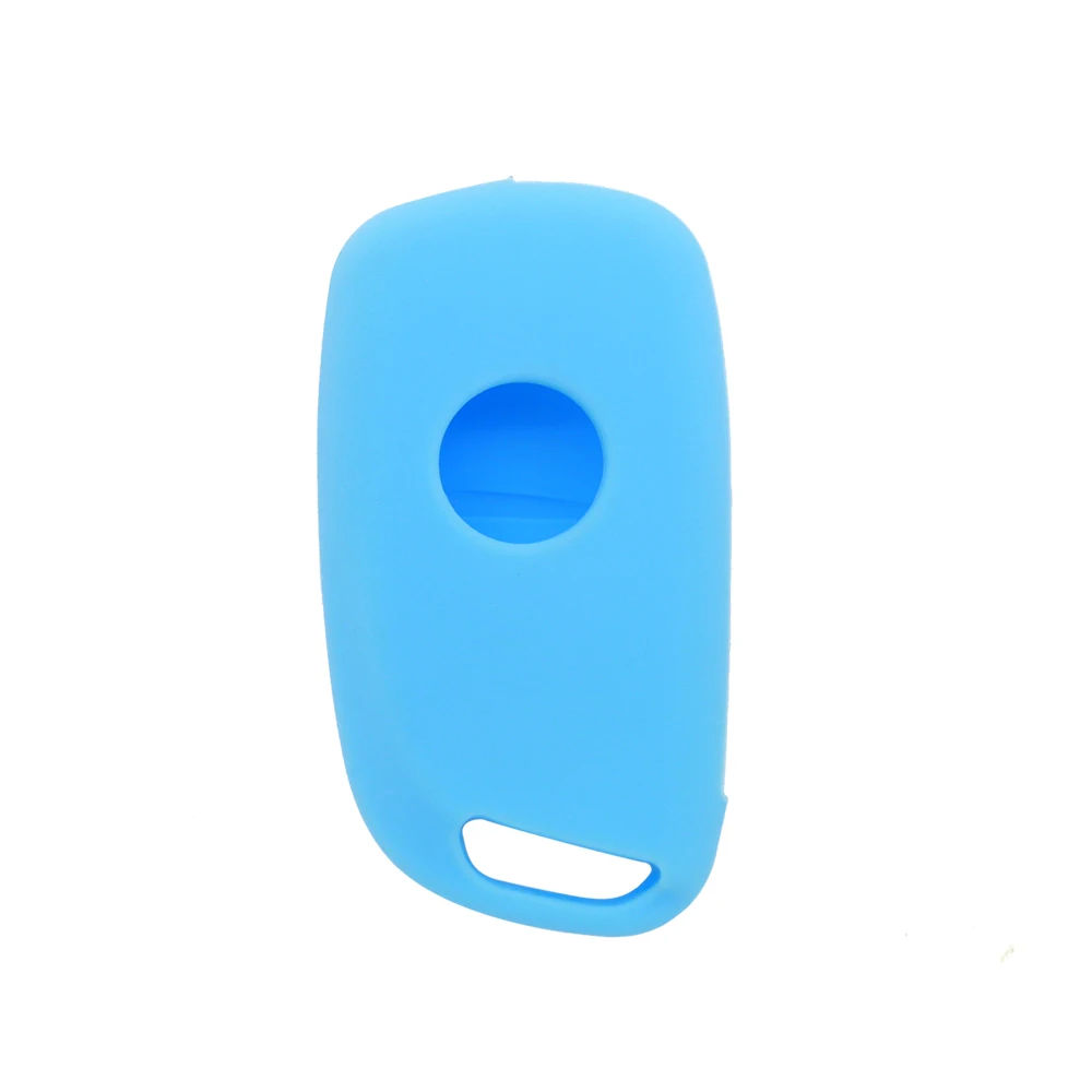 High Quality Decorative Anti Drop Soft Silicone Folding 3 Buttons Car Key Cover