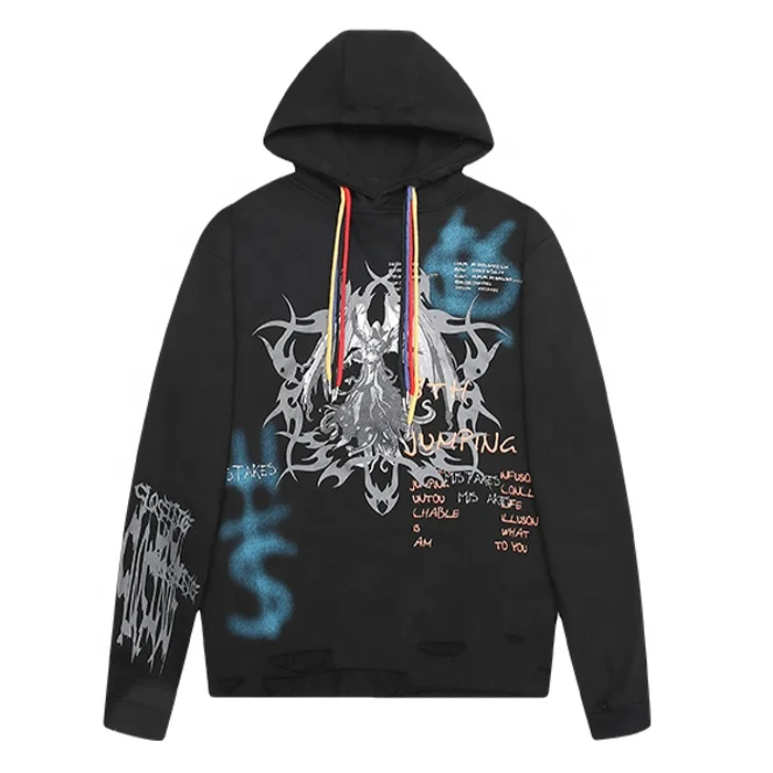 Finch garment OEM ODM Service Streetwear Clothing Factory Custom screen Print Hoodie for Brand Owner