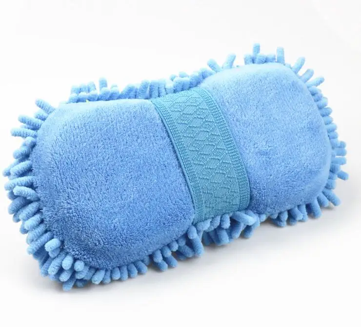 Micro Fiber Reusable Sponge Microfibre Cleaning Cloth Washing Sponge Microfiber Cloth Car Cleaner Sponge With Cloth