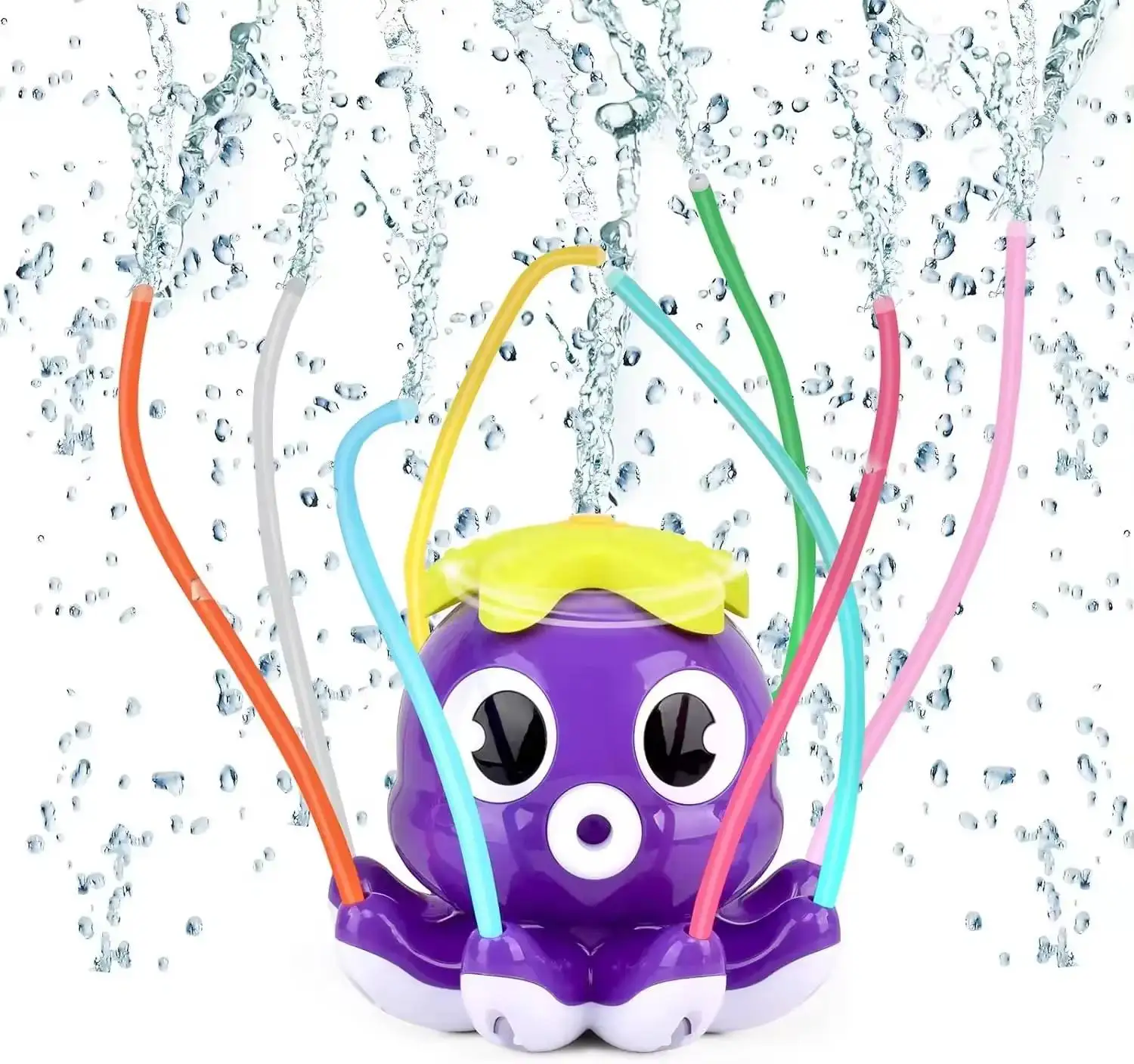 BGL New Outdoor Lawn Water Play Toys Spray Octopus Sprinkler Octopus Model Splashing Toy