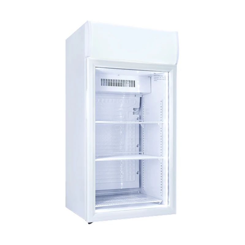 Vanace 80 Litre Heating Cooling Dual Temperature Zones Beverage Cooler Commercial Mini Fridge for Supermarket
