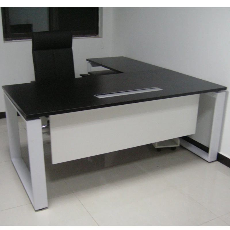Modern steel frame office desk executive cheap commercial furniture