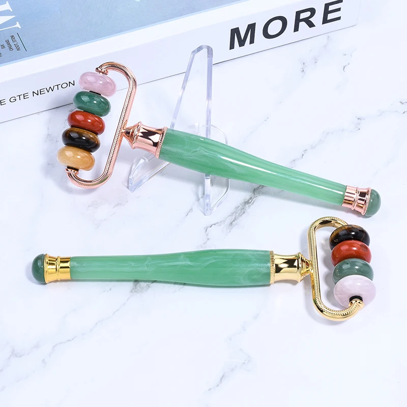 Neck Skin Care Tools Face Massager Roller Gua sha Jade Store Scraper Roller Massage For Facial Gouache Lift Body Slimming Guasha