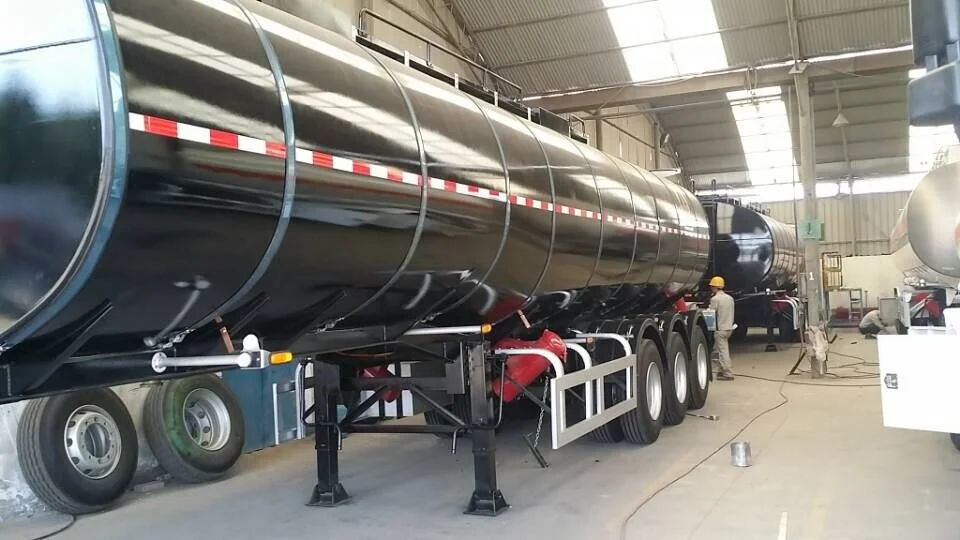 
Liquid Bitumen Asphalt Storagge Tanker Semi Trailer 