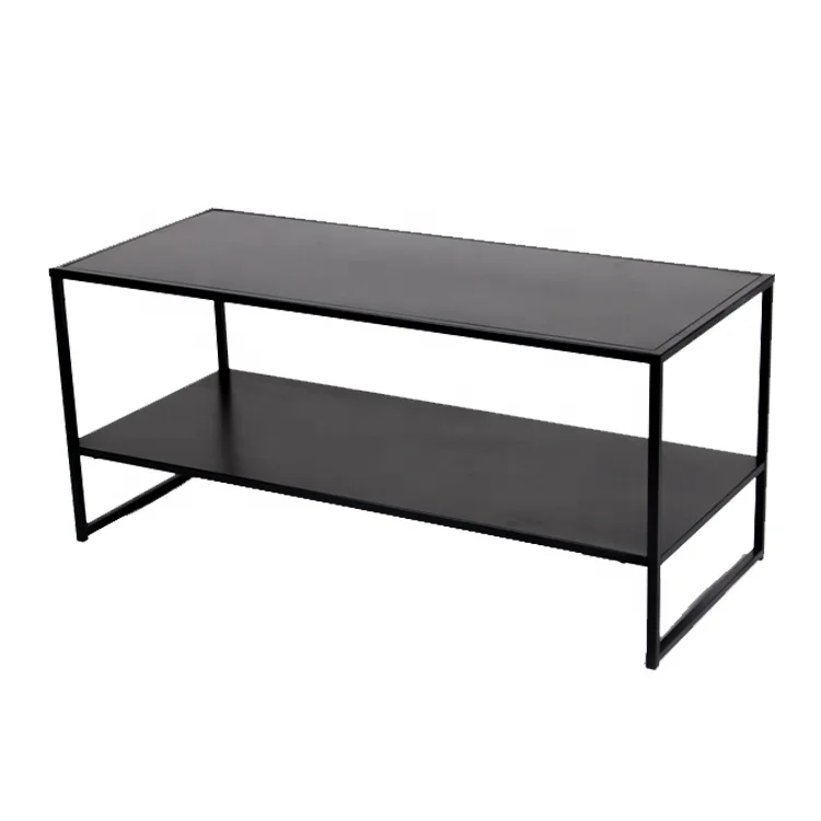 Industrial Design Iron Tv Stand And Coffee Table Set