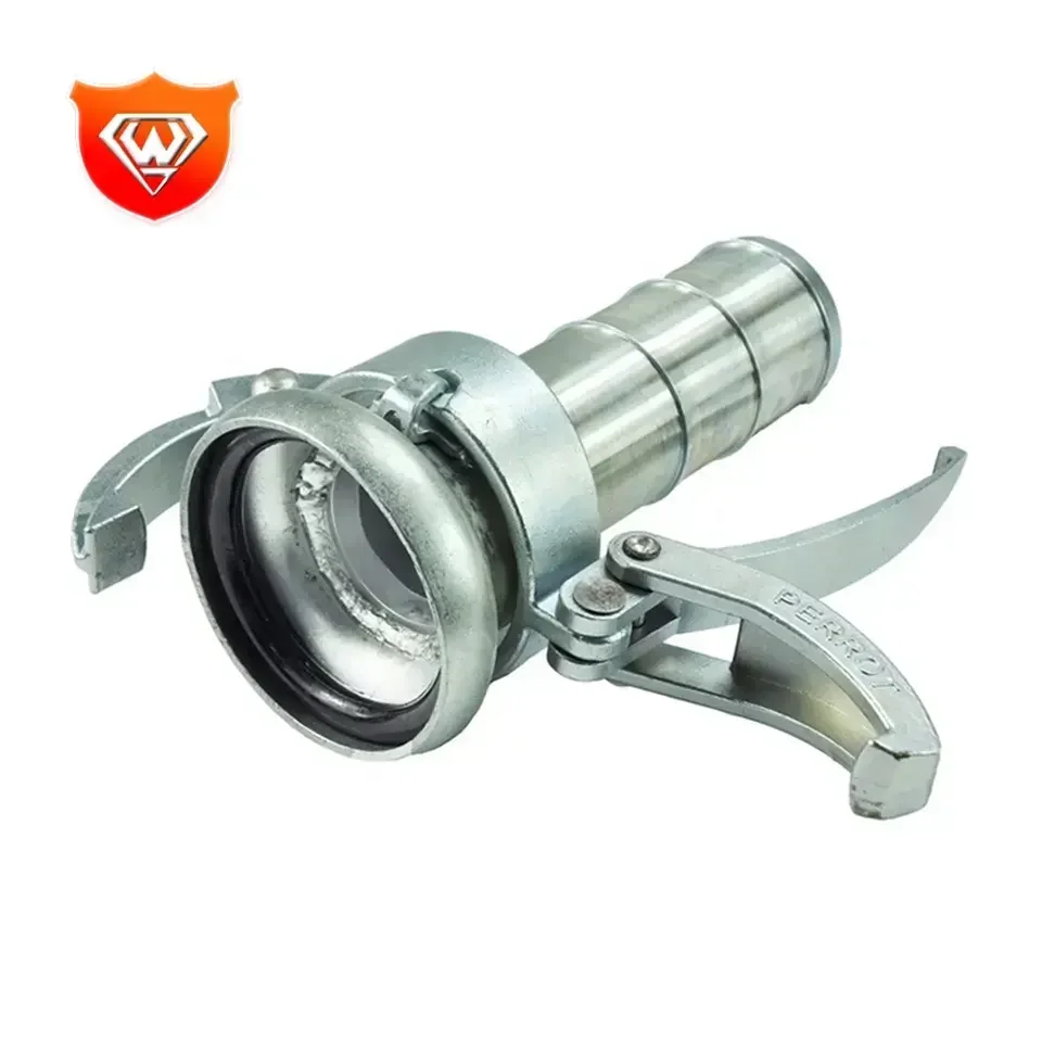 1/8 Barb Dry Break Ball Type Coupling Pump Perot Coupling