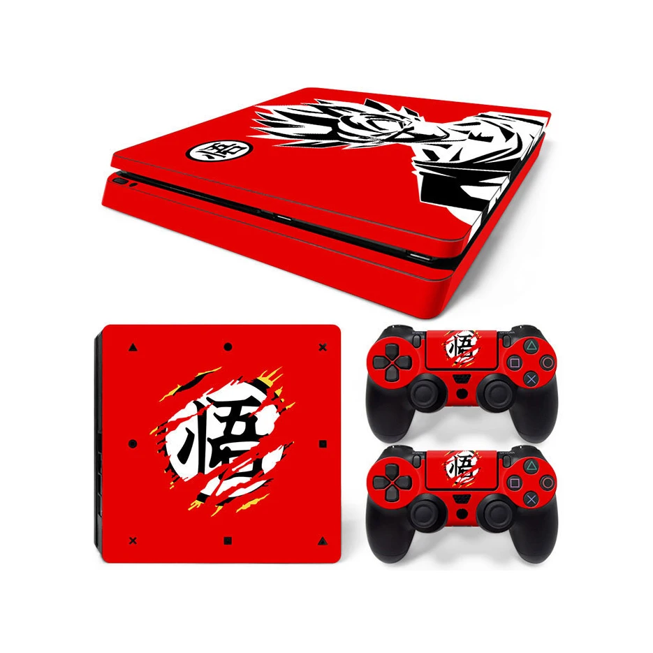 anime custom design full body panel plate Vinyl Decal Cover Skin Sticker For sony Playstation 4 PS4 Slim Console and controller