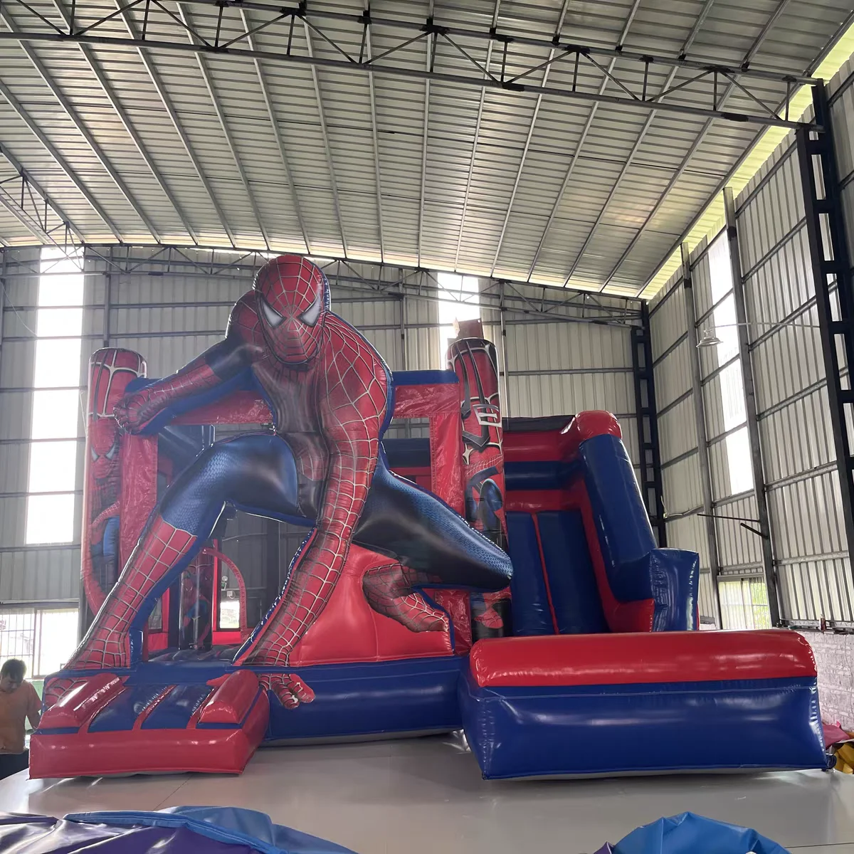 Outdoor Games Commercial Inflatable Bounce House Spiderman Bouncy Castle Inflatable Castle And Indoor Amusement Equipment