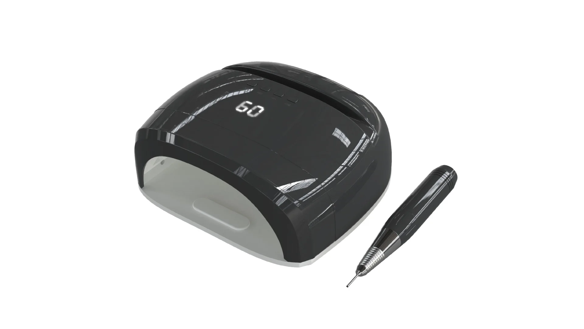 Professional Nail salon rechargeable multi-functional 3 in 1 pedicure manicure machine 96W Nail lamp 30000RPM nail drill