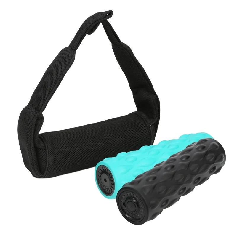 Vibrating massage roller foam roller for muscle massage yoga vibration roller wireless yoga massager