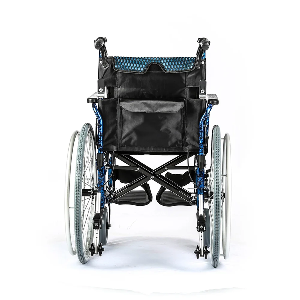 Premium Connecting Drum Brake Paraplegic Manual Foldable Wheelchair For Disabled People
