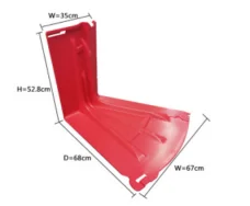 Flood Prevention and Flood Control Easy to Assemble Red Model Water Barrier Subway Entrances and Exits Temporary Removable Flood