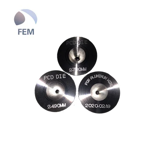 PCD flat wire drawing dies