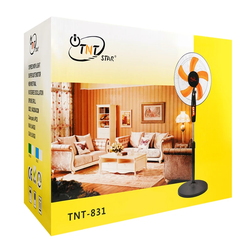 TNTSTAR TG-831  Fans 3 speeds 2023  16 inch floor standing electric price stand fan