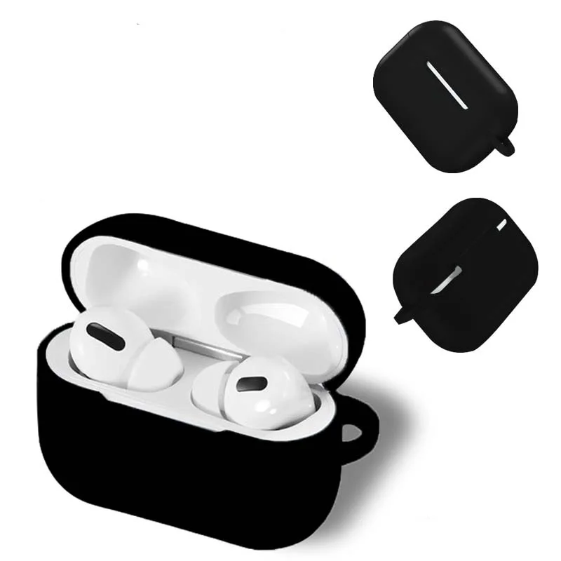 Для AirPods портативный ударопрочный тонкий мягкий экологичный силиконовый чехол для наушников Беспроводная зарядка крышка