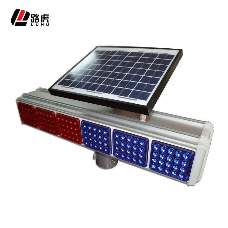 Solar Traffic Flash Led Warning Strobe Light Road Safety Car Emergency Flashing Strobe Warning Lamp Lights