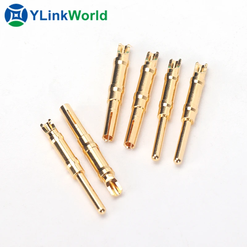rhodium plated test pogo pin gold plated spring loaded thimble type f 8 pogo pin connector for smart watch manufacturing