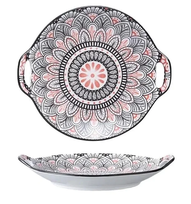 Moroccan Style-Hand Painted Ceramic Dish Dinner Plates Dessert Dishes Breakfast Dishes