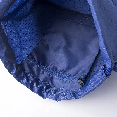 Custom Logo Promotional Gift Sports Sublimation Printed Nylon Polyester Drawstring Backpack Bag With Zipper