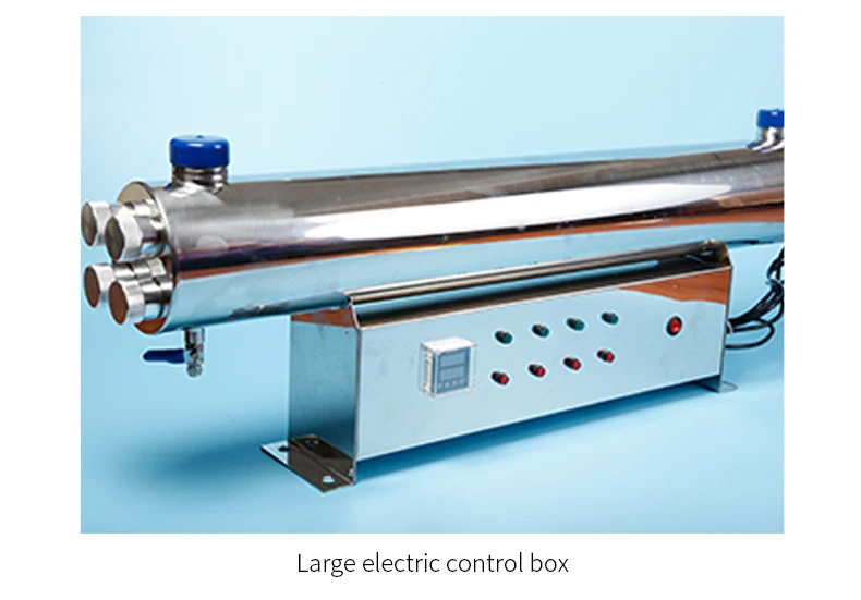 УФ-фильтр для воды 110 Вт 24GPM 304ss, УФ-стерилизатор для очистки сточных вод