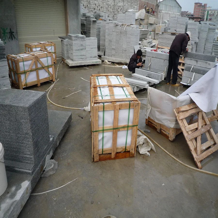 Chinese Factory Cheap G603 Grey Granite Stone Customized Curbstone Kerbstone For Outdoor Paving Stone