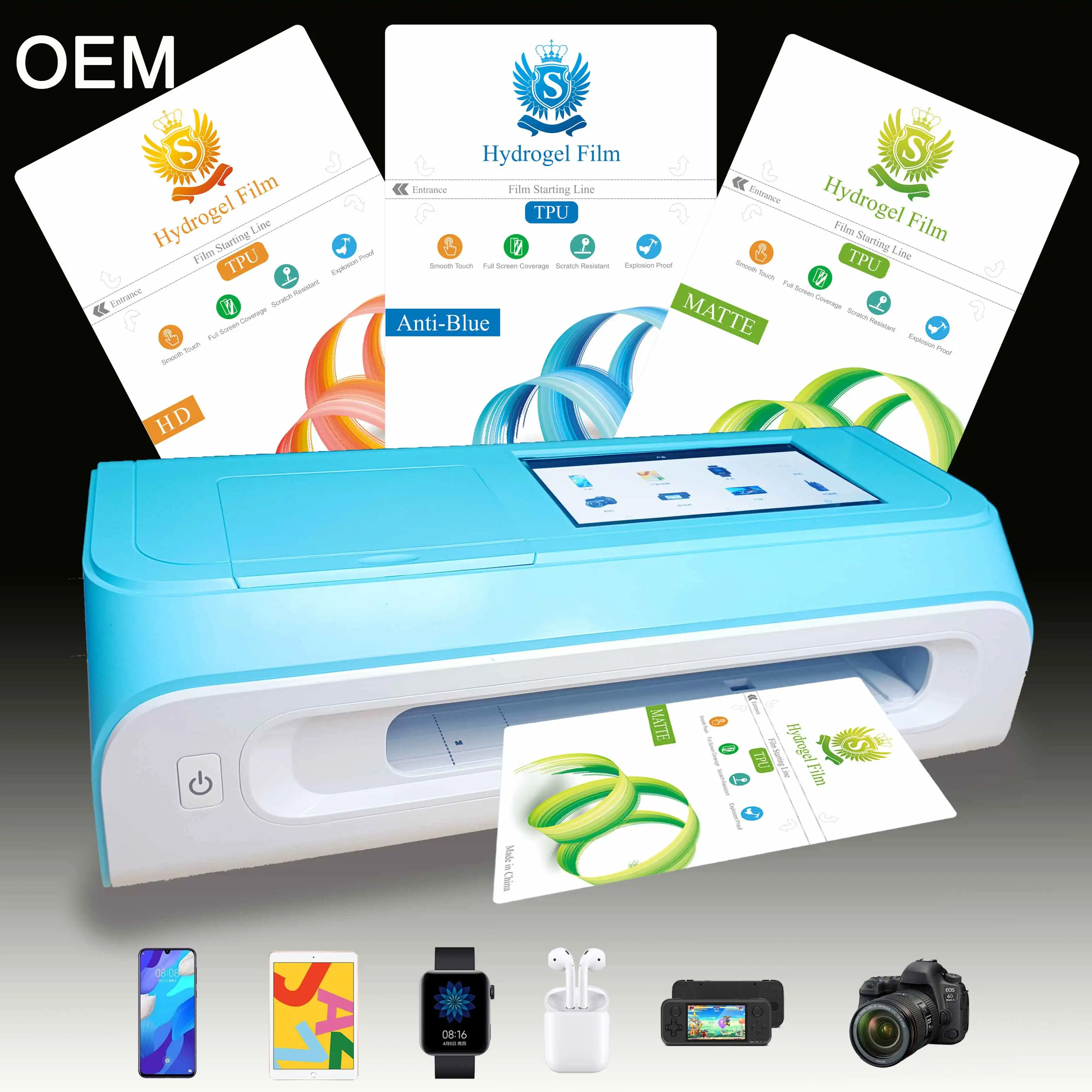 120x180mm TPU Cutting Film Manufacturer Mobile Screen Protector Materials Raw Sheet For Hydrogel Film Cutting Machine Plotter