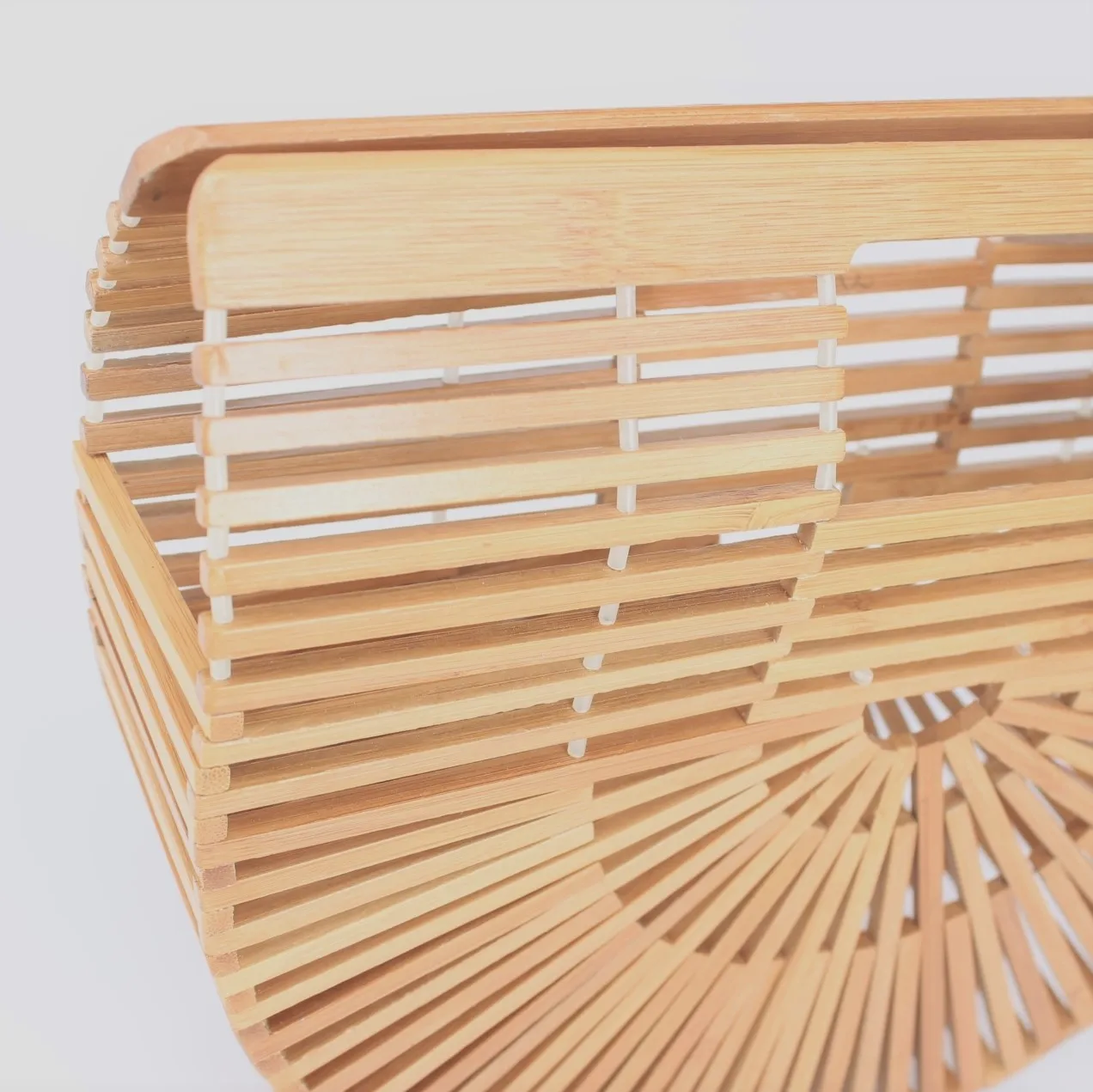 
Amazon top seller 2021 Eco friendly for Women Bamboo Handbag Handmade Large Tote Bag 