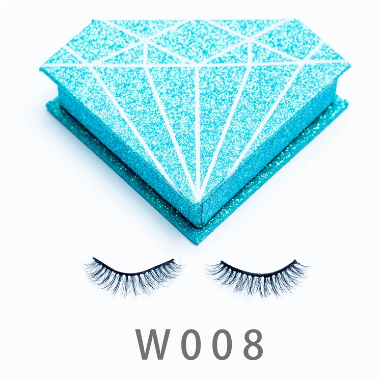 Wholesale Lashes 16 Pairs Lash in Tray Fluffy Eyelash boxes custom logo 10mm Mink False Eyelashes