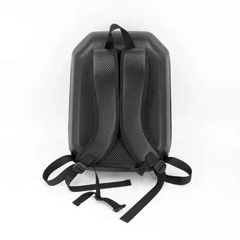Factory Customized New Design EVA Foam Carbon Fiber PU Leather Molded Backpack Case with Shoulder Strap
