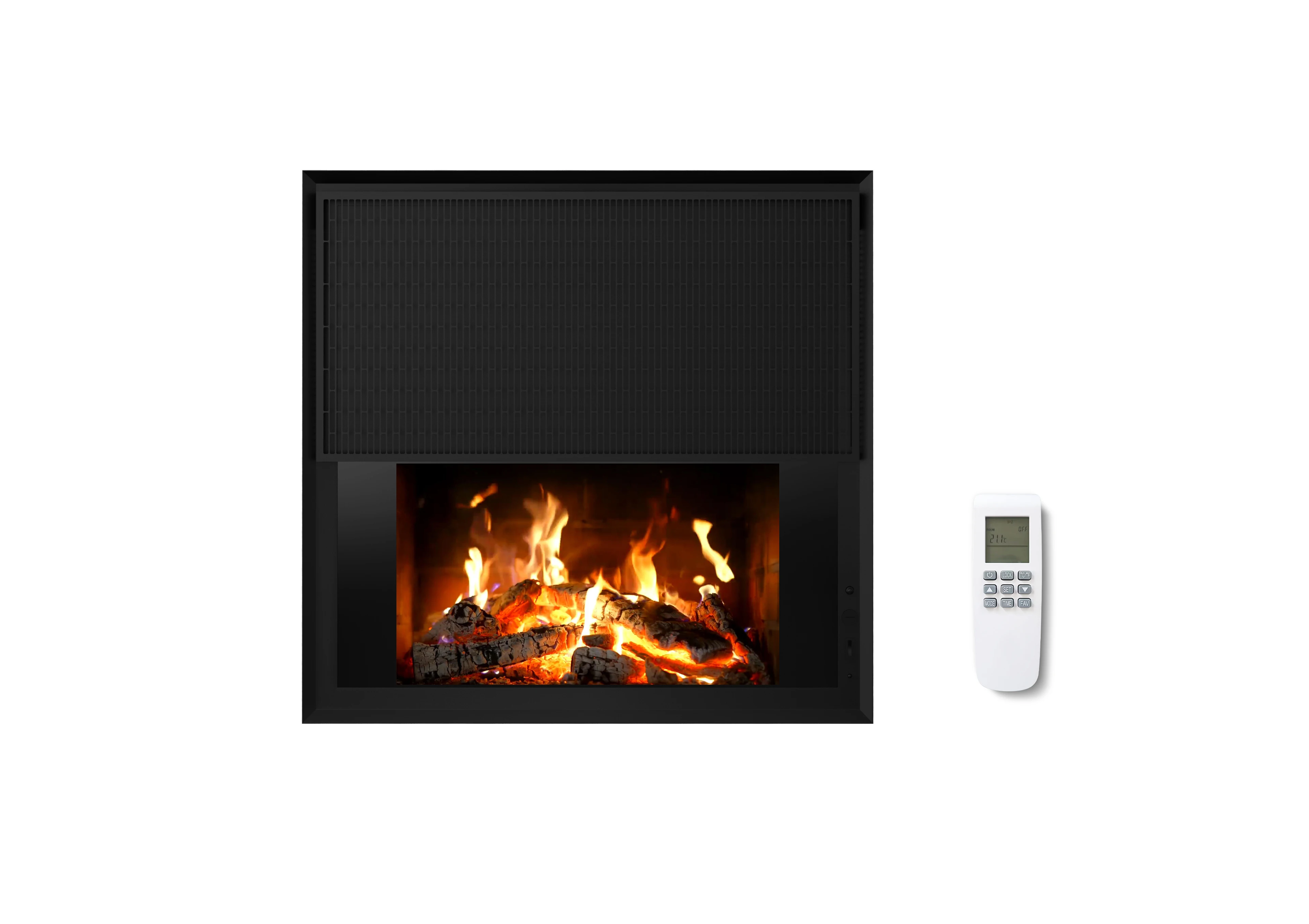 CE Smart Home Fireplace App Control Thermostat Bluetooth Speaker Energy Saving
