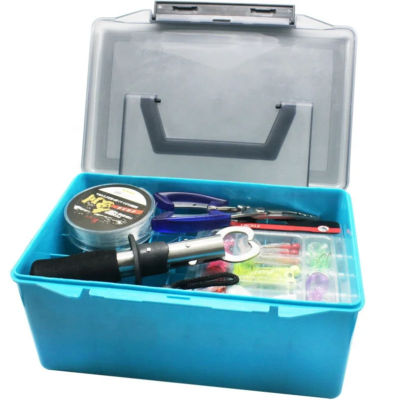 OEM and on stocks five-color 52-grid portable frosted bait box accessories storage box deepening bait box