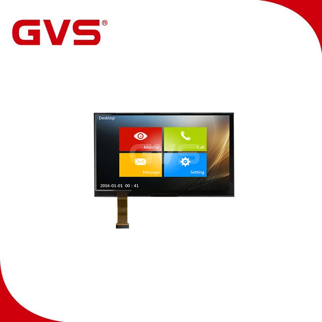 7 дюймов 800x480 IPS или 12 часов ЖК-дисплей 7 дюймов tft ЖК-дисплей Сенсорная панель с цветовой моделью RGB или интерфейс lvds