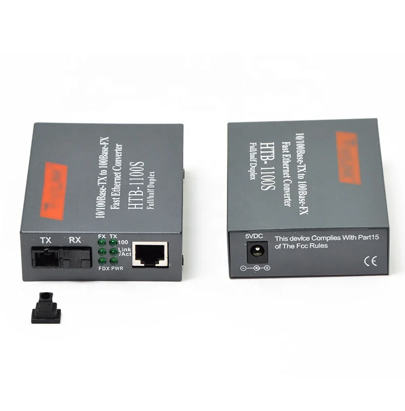 Netlink HTB-1100S 10/100M single mode 1310nm 1550nm 20Km rj45 fiber media converter HTB-1100S