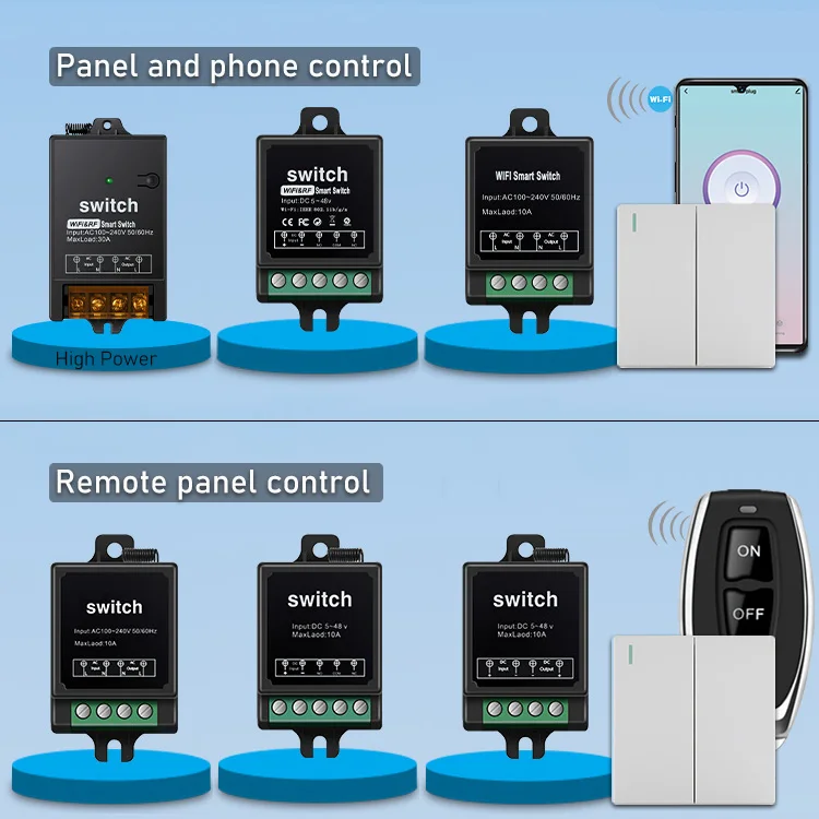 home automation system smart solution interruttore wifi door smart home system rf wireless remote control tuya wifi smart switch
