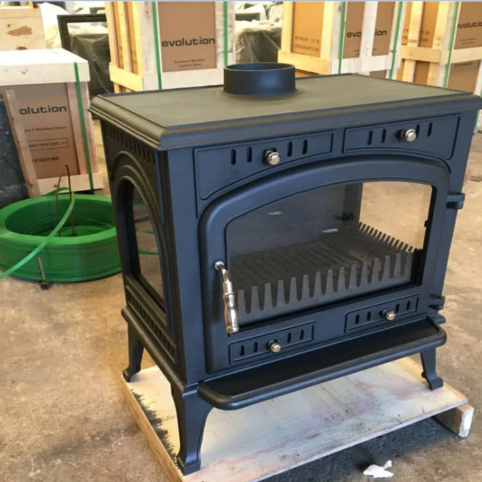 Mantels Matt Black Fire Suspended Fireplace Wood Burning