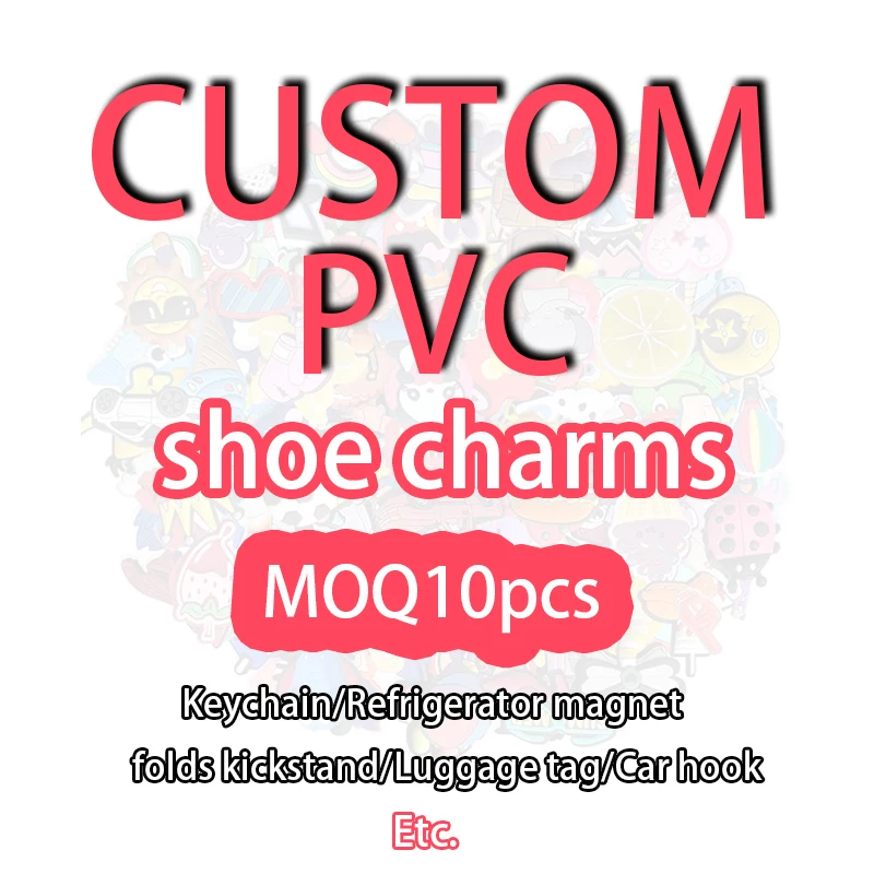 Women shoes  Available Promotional Shoes Decoration Charms Soft PVC Shoe Charms