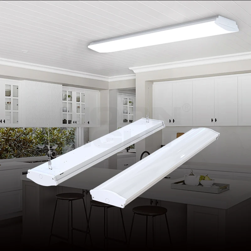 Competitive Price Dali Dimmable Power Adjustable CCT LED 4FT Garage LED Flush Mount Wraparound Light