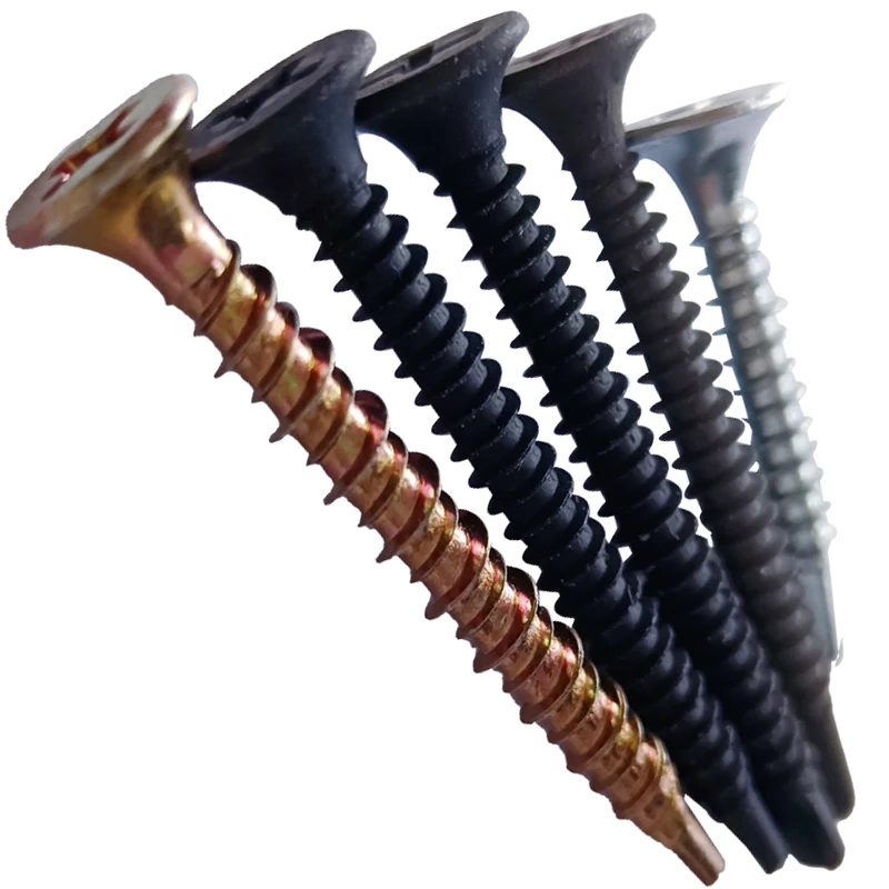 China Products Carbon Steel Hardened Bugle Head Black Phosphating Drywall Screw
