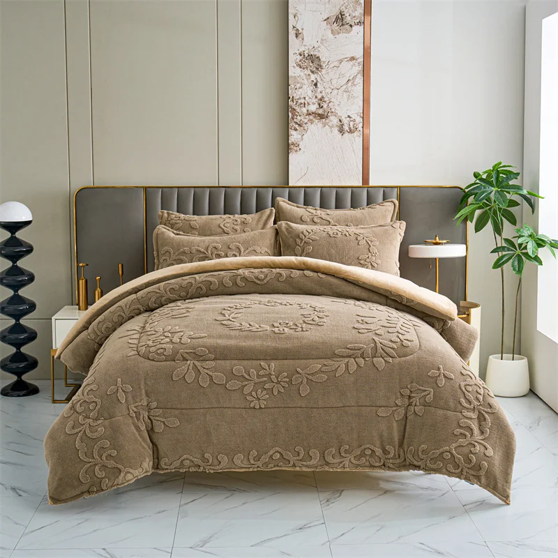 6 шт., Комплект постельного белья из жаккарда