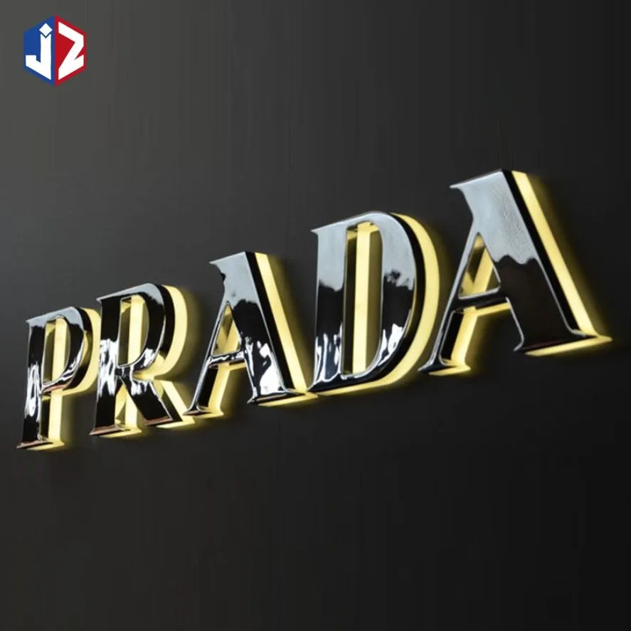 JINGJONG Manufacturer Custom 3D Led Backlit Letter Signage Company Logo Electronic Signs