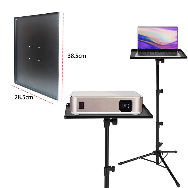 Factory Price Higher Speaker Projector Stand Mouse Pad Tray Removable Portable Aluminum Adjustable Laptop Stand