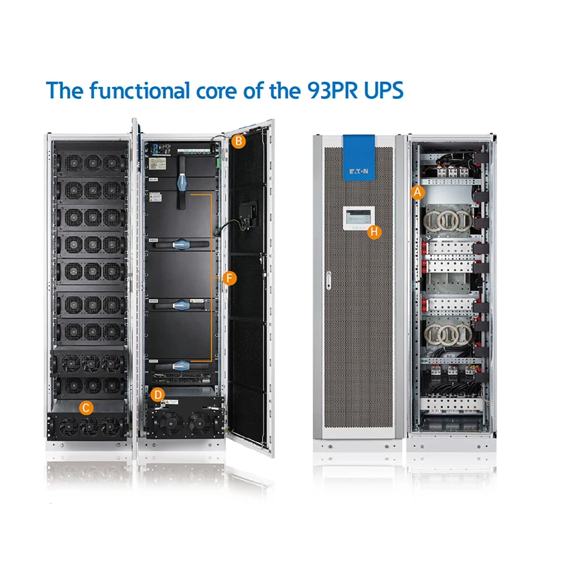 Eaton Brand Online 93PR 9310 UPS15-500KVA 25KVA-200KVA with three phase output Power Supply Online UPS for office compute