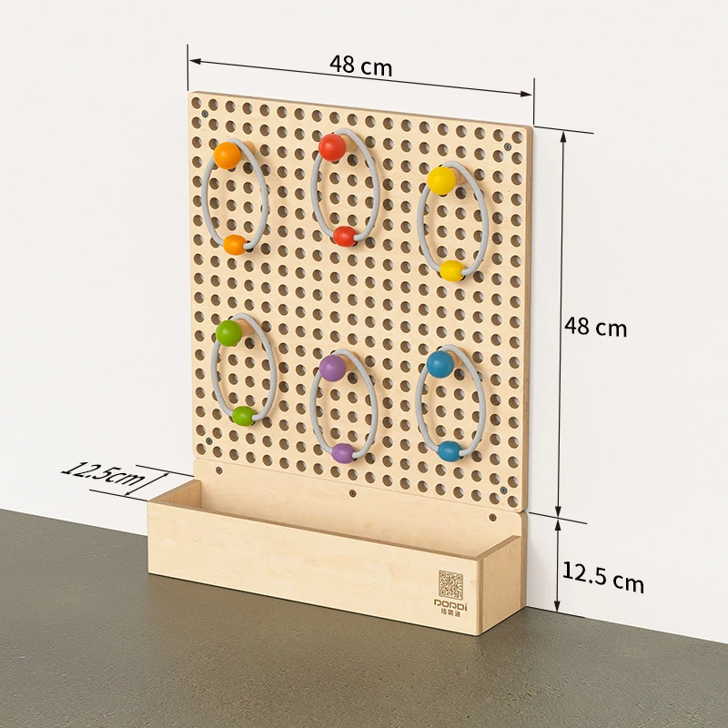 High Quality Matching Educational Wooden Themed Wall Panel Kindergarten Toys