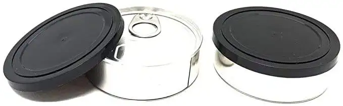 Custom 100ml Tin Can Press It in Tin Cali Stickers 3.5g Self Sealing Metal Tin Cans with Lids