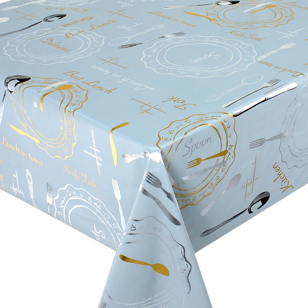 Luxury Party Tablecloth Waterproof PVC Fabric Yiwu Factory Tablecloths