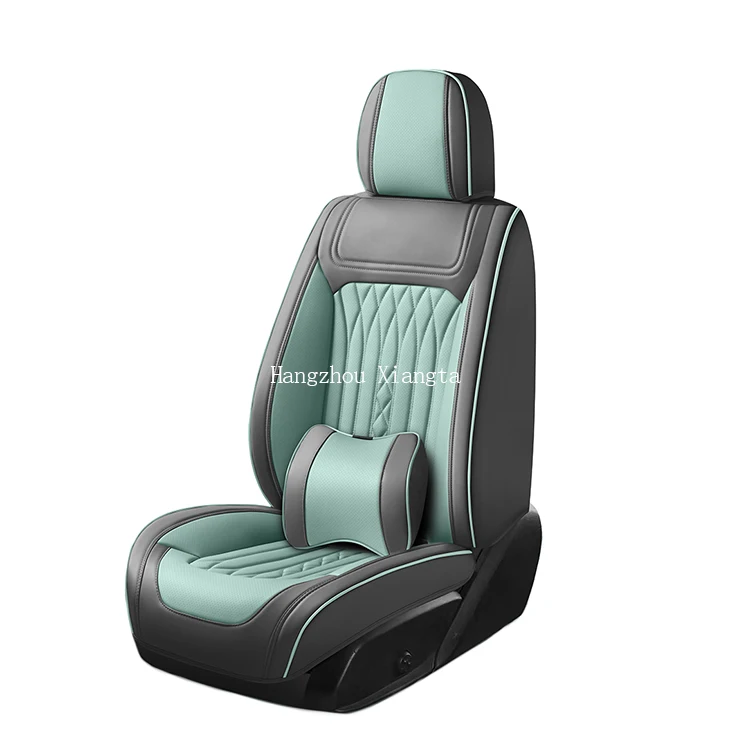 Xiangta 5D 6D 7D Leather Full Set Surrounded Luxury Suv Best Quality Auto Car Seat Cushion Cover With Pillows
