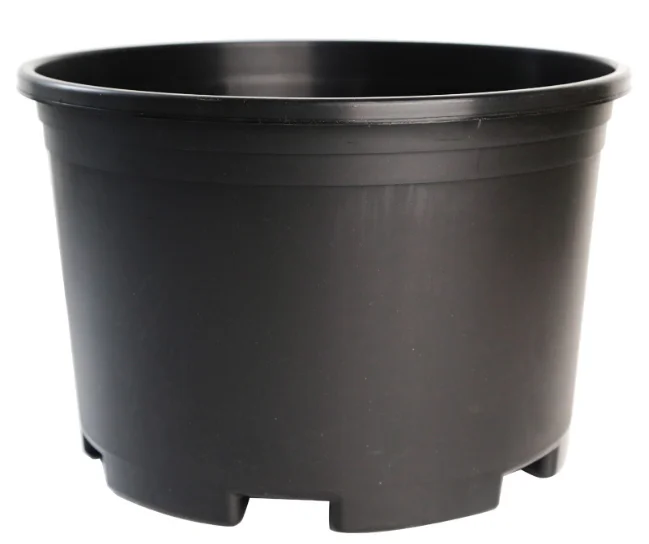 
Black Color Round Shape 10 Inch Planter Large Clay Plastic Plant Pot Indoor and Outdoor Flower Pots for Garden 