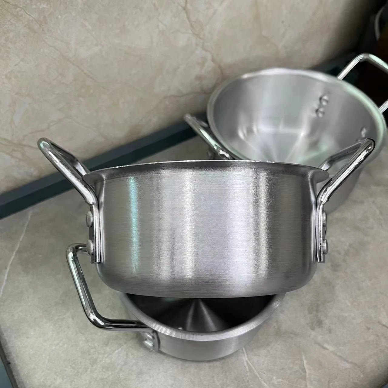 TIANKANG factory 14pcs aluminum cookware set kitchen ware pot set juego de ollas induction cooking soup pots casseroles