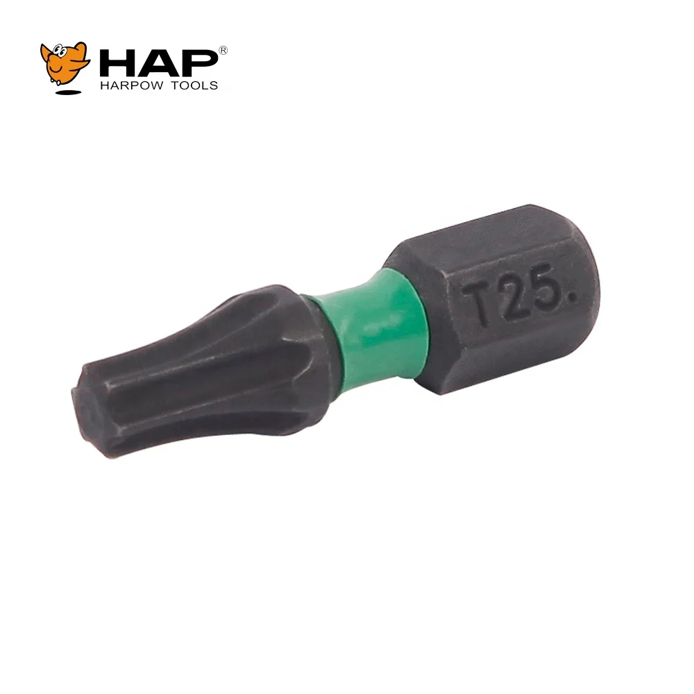Best Selling Product Torx Power Bits 10PCS Double Blister Packing T25 25MM Impact Screwdriver Bit Set